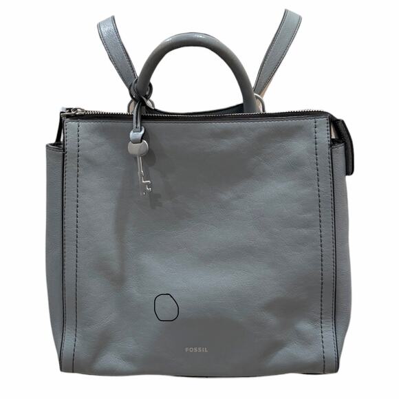 Fossil Parker Convertible Small Backpack In Light Blue main image 13